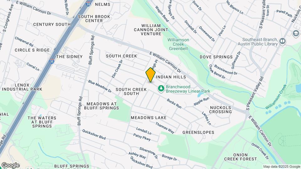 2309 Bitter Creek Dr Map and Location Details