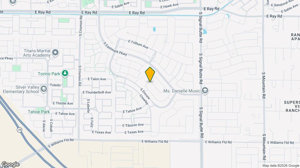 10445 E Tesla Ave Map and Location Details