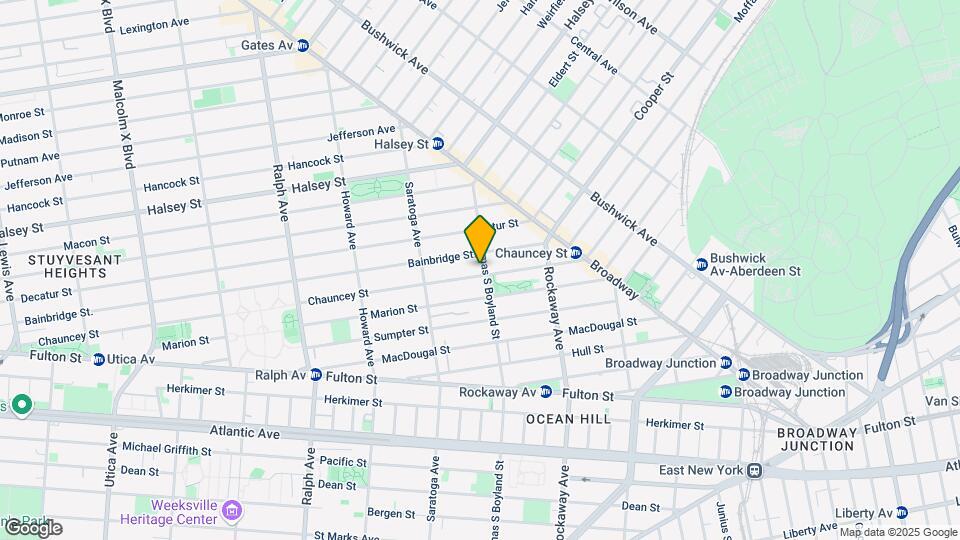 497 Chauncey St Map and Location Details