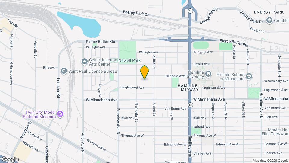 1730 Hubbard Ave Map and Location Details