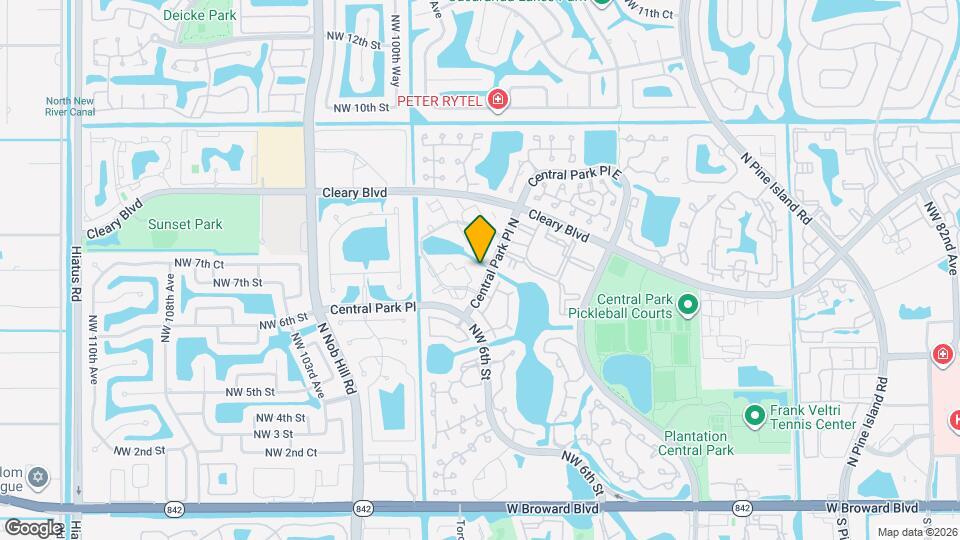 9861 NW 6th Ct Map and Location Details