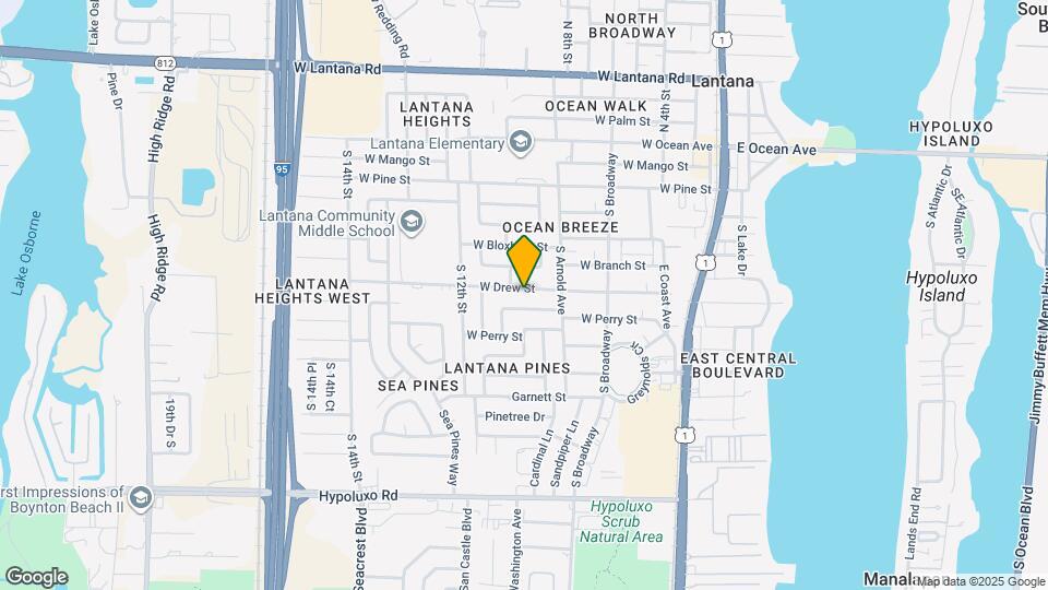 916 W Drew St Map and Location Details