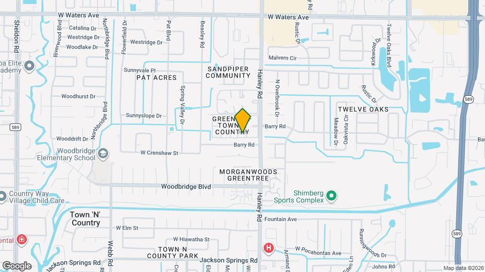 7517 Abonado Rd Map and Location Details