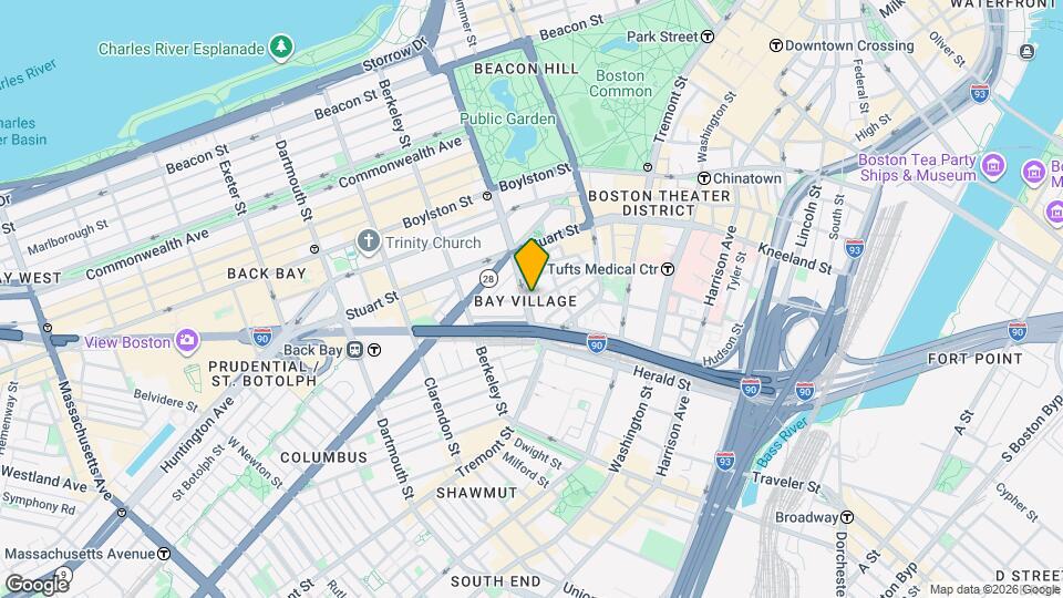 140 Arlington St Mapa y Detalles de la Ubicación