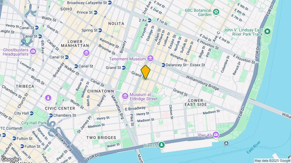 60 Orchard St Mapa y Detalles de la Ubicación