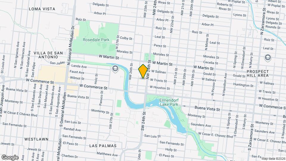 4014 W Travis St Map and Location Details