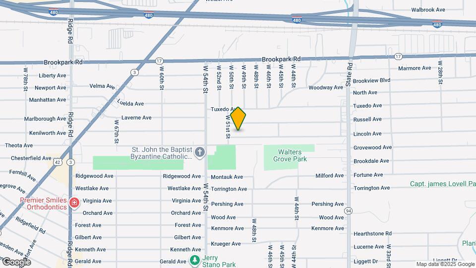 4914 Lincoln Ave Map and Location Details