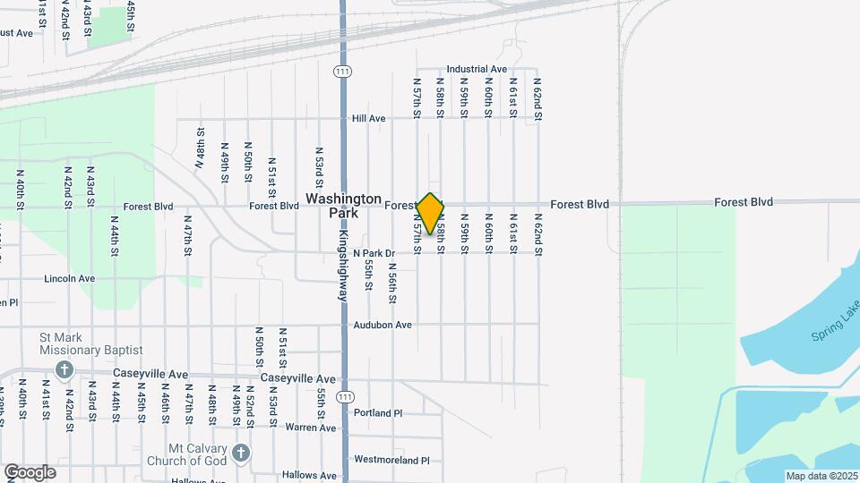 5711 N Park Dr Map and Location Details
