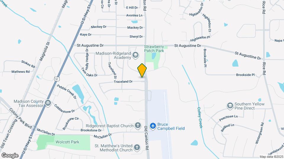 254 Traceland Dr Map and Location Details