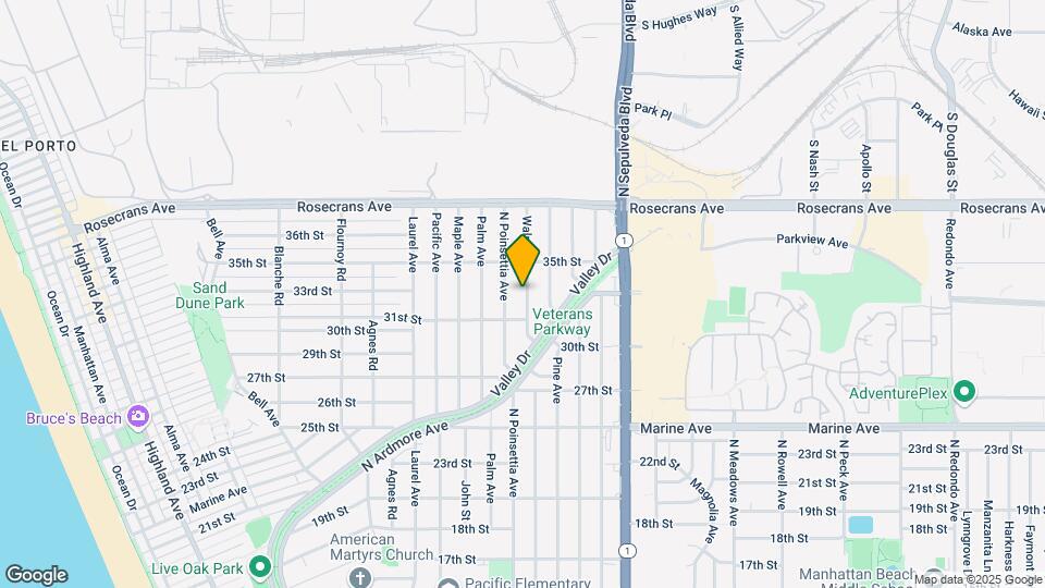 3213 Walnut Ave Map and Location Details