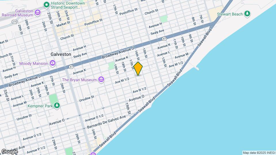 1625 Ave M 1/2 Map and Location Details