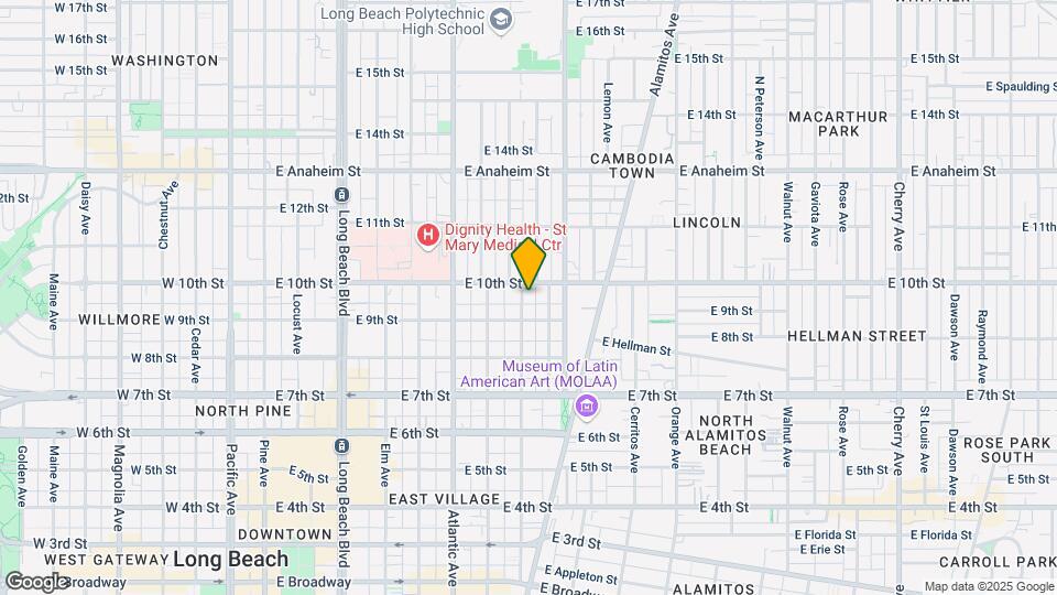 940 Olive Ave Map and Location Details