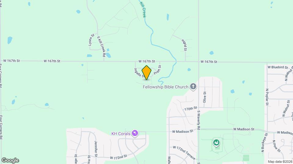 31742 W 168th Ct Map and Location Details