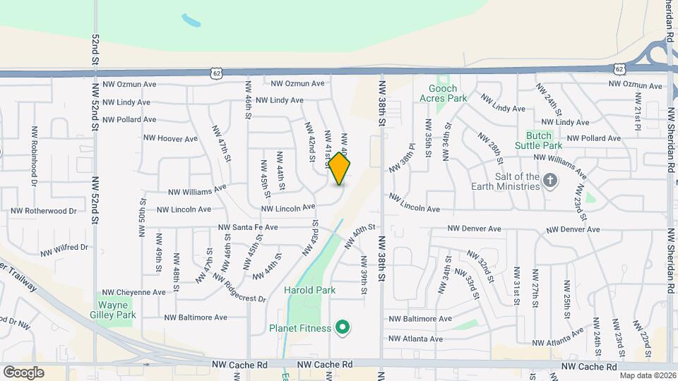 2212 NW 40th St Map and Location Details