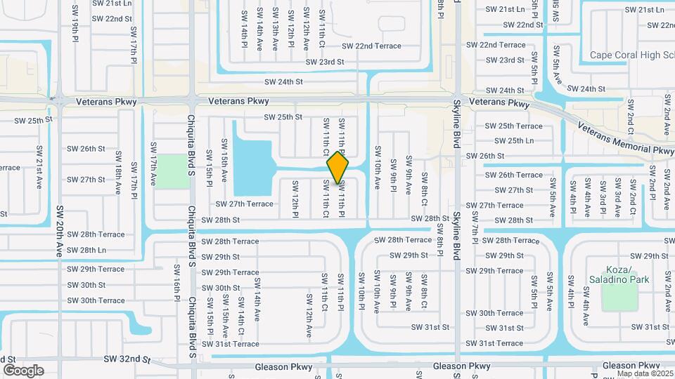 2712 SW 11th Pl Map and Location Details