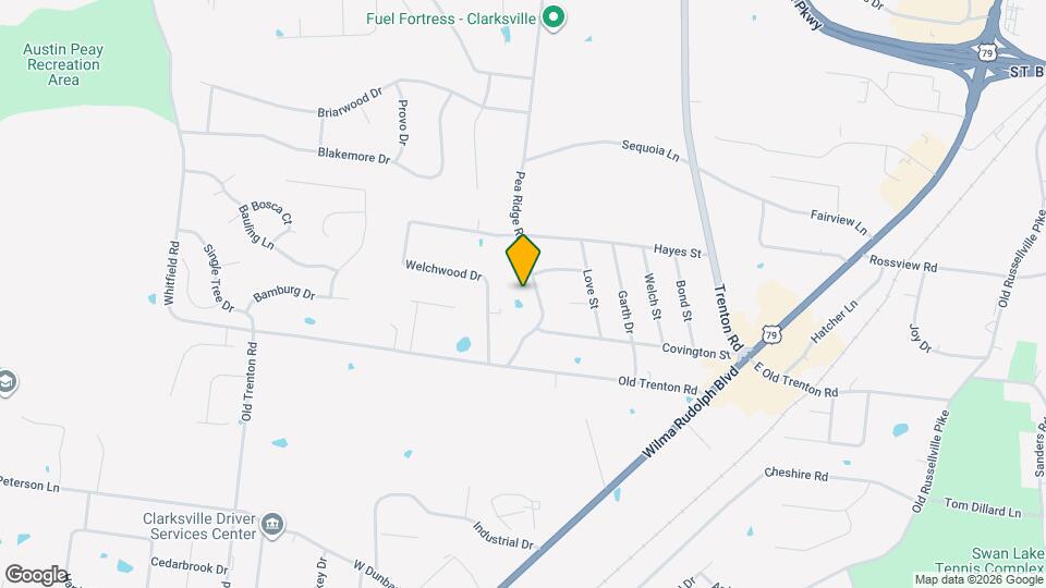 2104 Pea Ridge Rd Map and Location Details