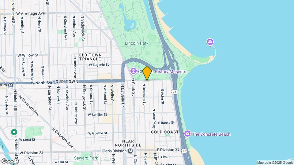 1555 N Dearborn Pkwy Map and Location Details