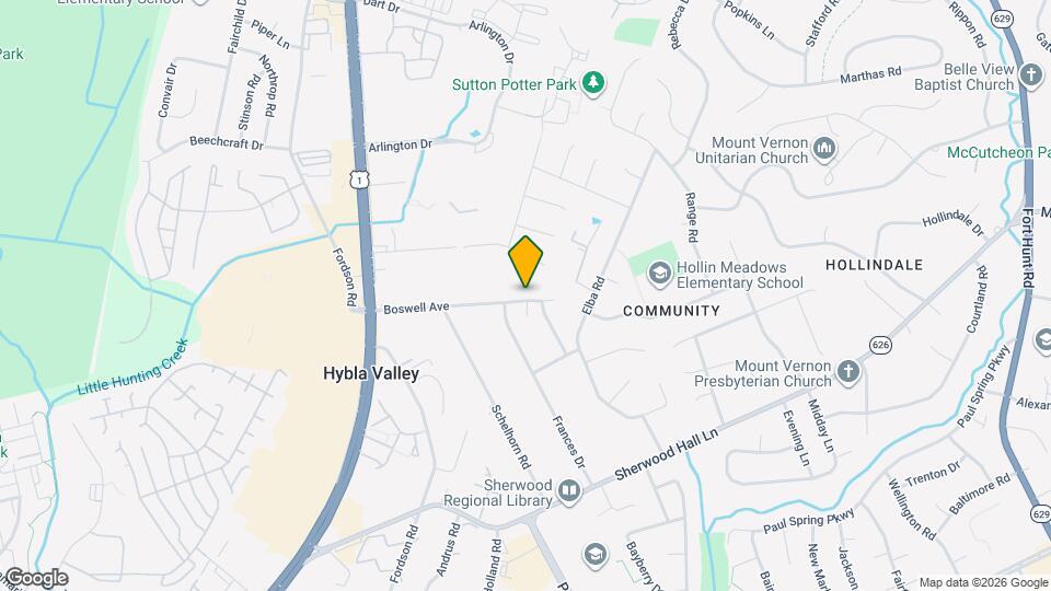 2604 Boswell Ave Mapa y Detalles de la Ubicación