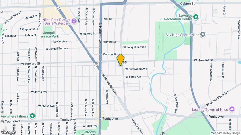 7538 Waukegan Rd Map and Location Details