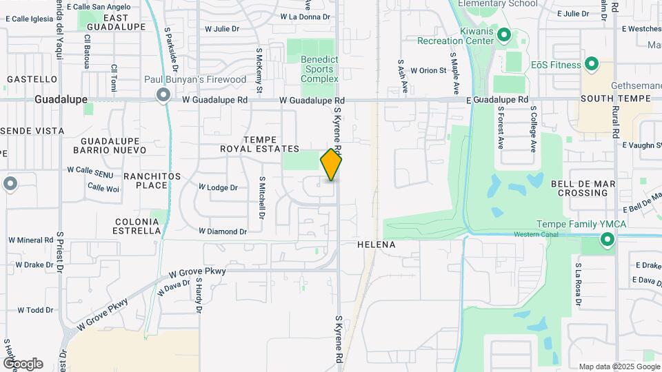 6734 S Brittany Ln Map and Location Details