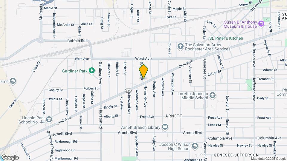 294 Chili Ave Mapa y Detalles de la Ubicación