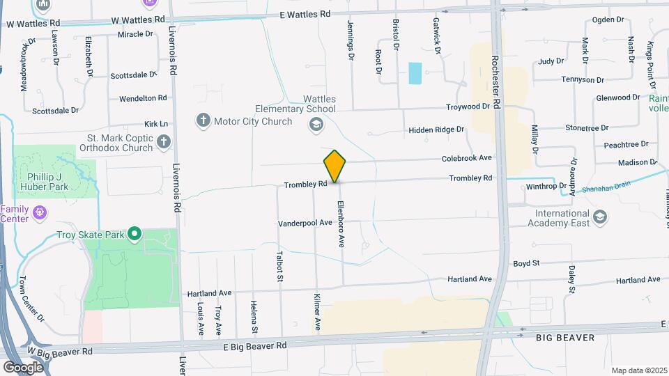 500 Trombley Rd Map and Location Details
