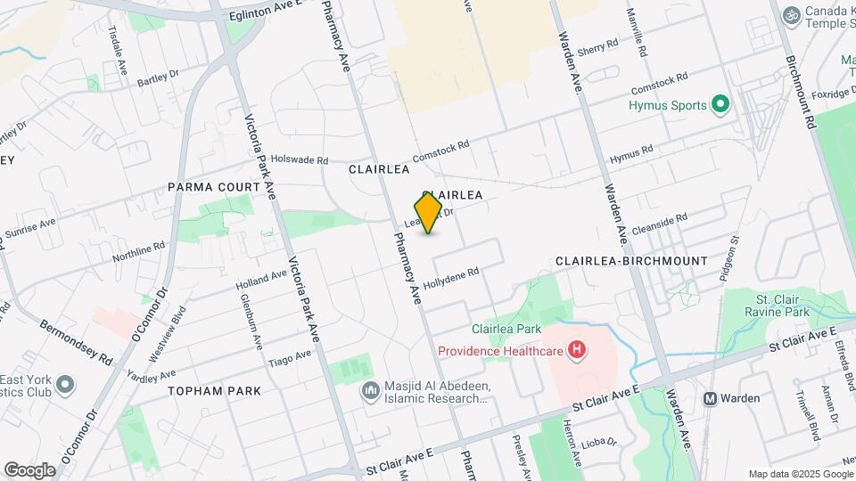 1 Fairbourne Crescent Map and Location Details