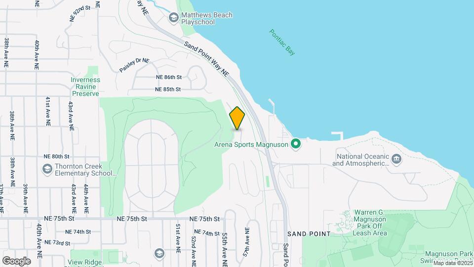 8001 Sand Point Way NE Map and Location Details