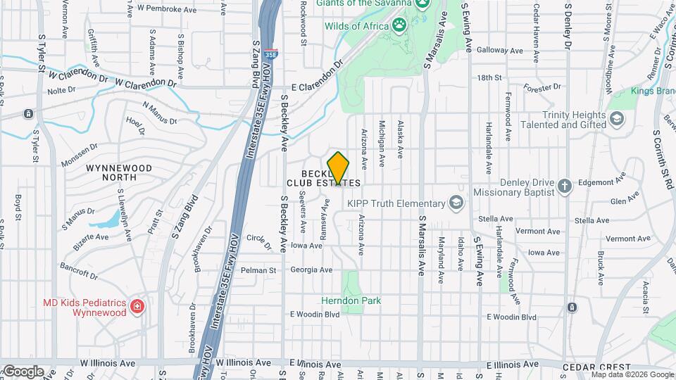 1503 E Lakeview Dr Map and Location Details