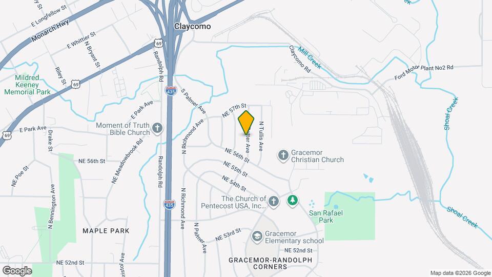 5620 N Potter Ave Map and Location Details