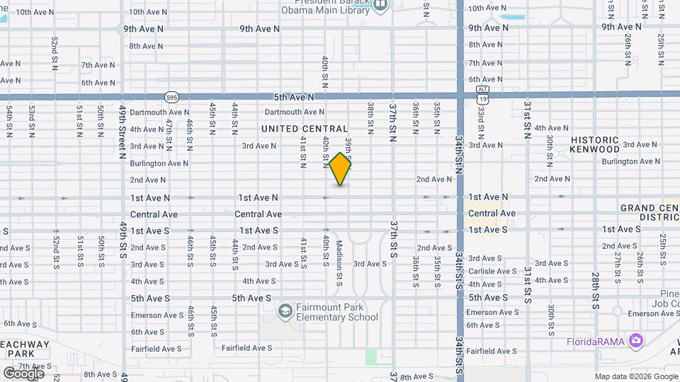 3919 1st Ave N Map and Location Details