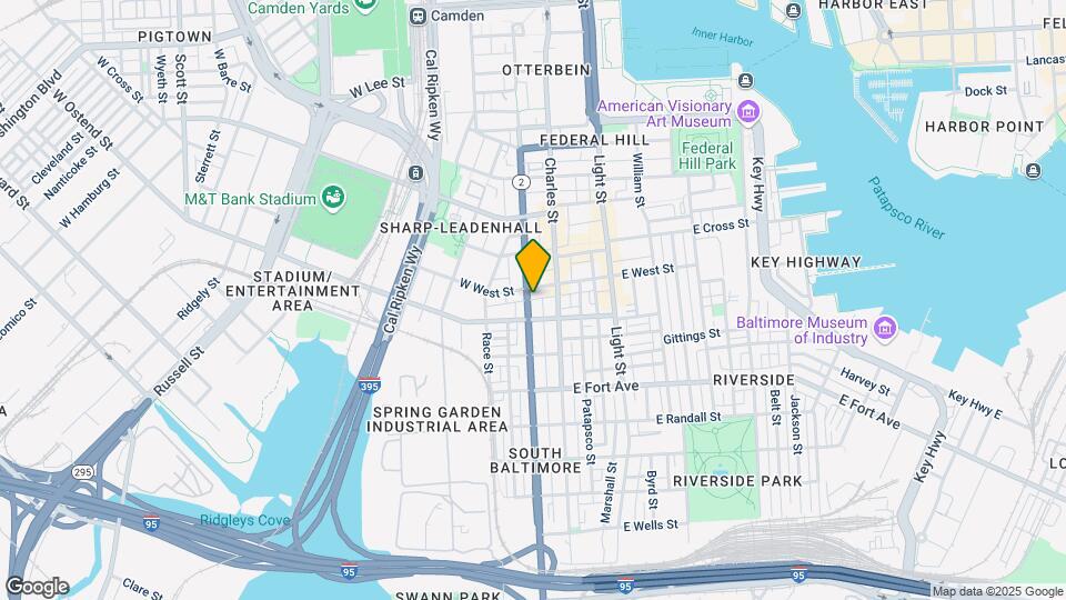 1207 S Hanover St Map and Location Details