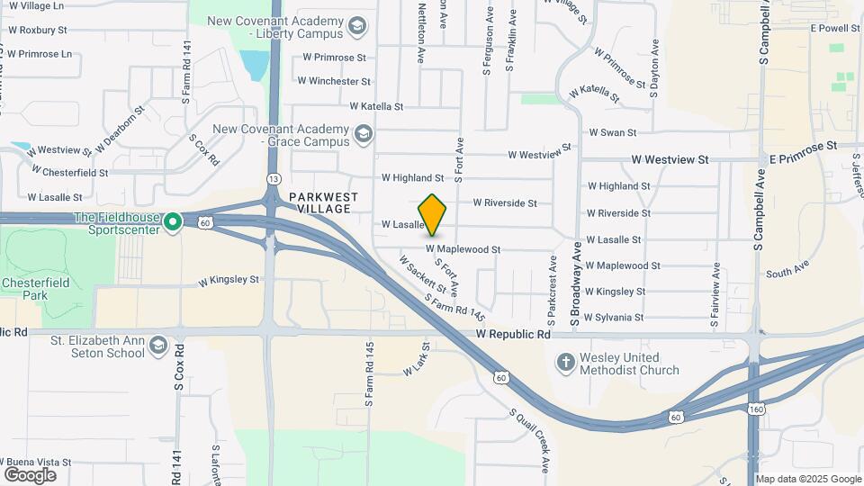 1403 W Maplewood St Map and Location Details