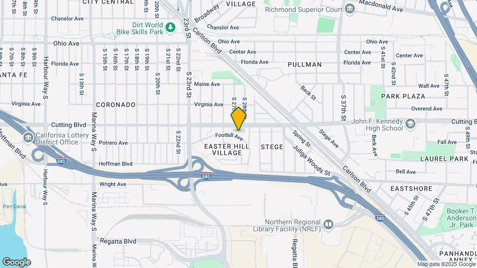 2715 Foothill Ave Map and Location Details
