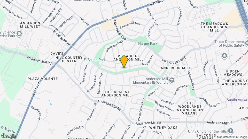 11807 Acorn Creek Trail Map and Location Details