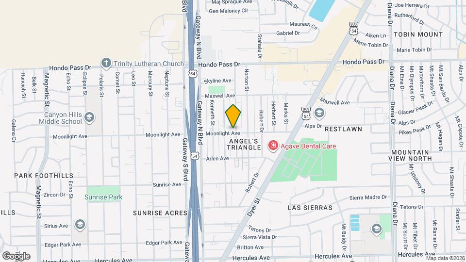 8901 Ankerson St Map and Location Details