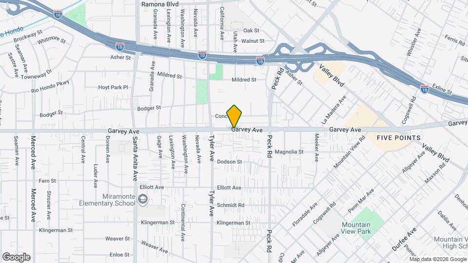 2828 Consol Ave, Unit 14A Mapa y Detalles de la Ubicación