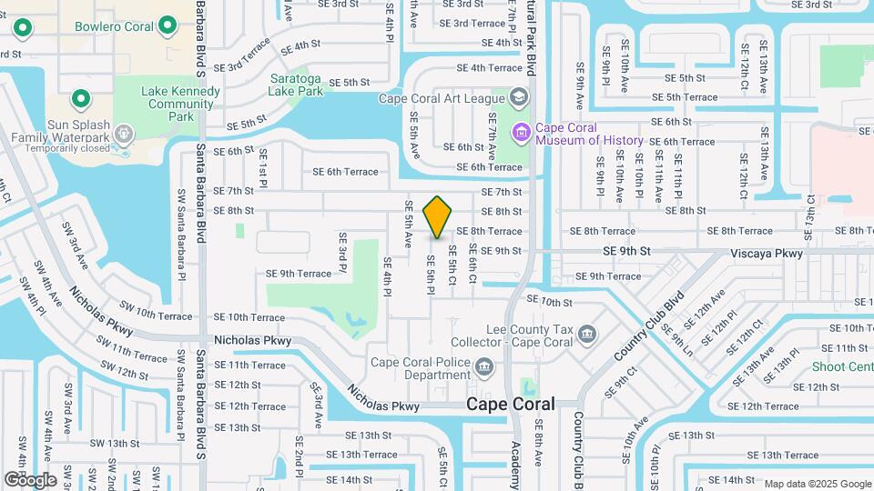 825 SE 5th Pl Map and Location Details