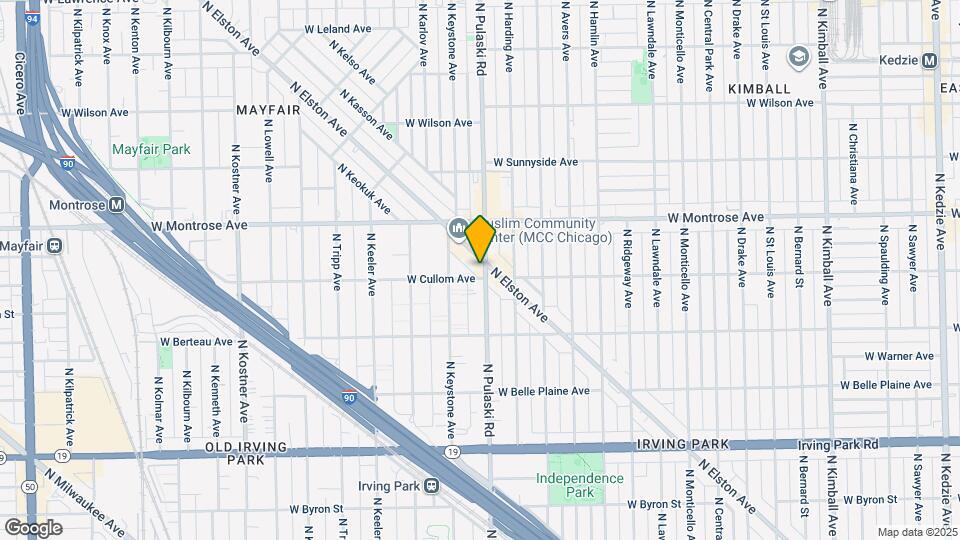 4300 N Pulaski Rd Map and Location Details