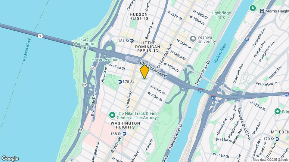 611 W 176th St Map and Location Details