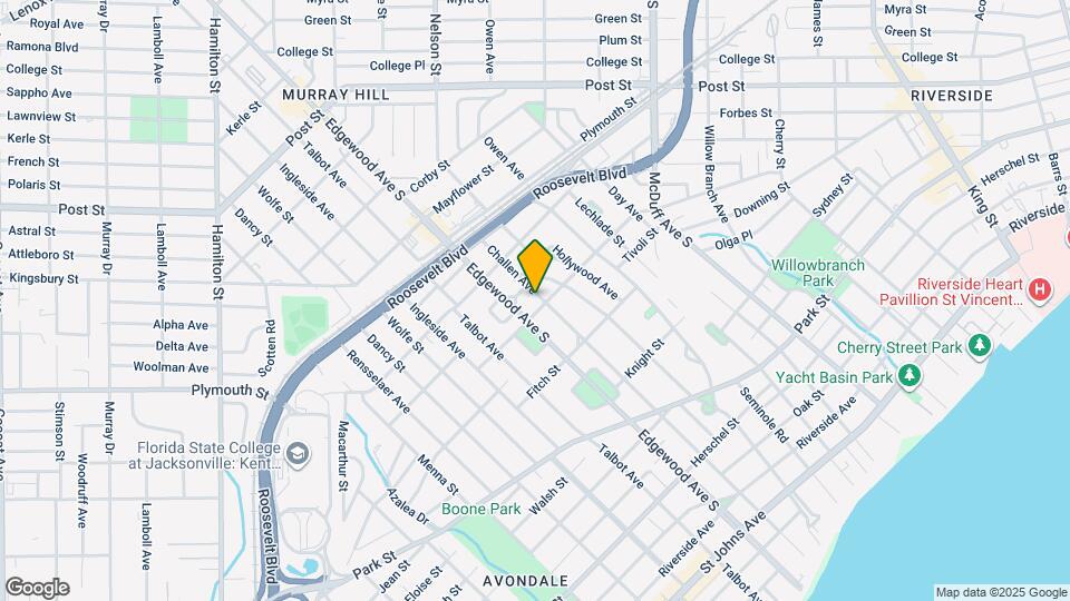 1306 Challen Ave Map and Location Details