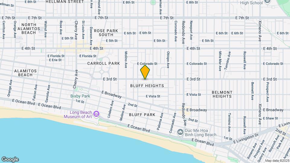 2844 E 3rd St Map and Location Details