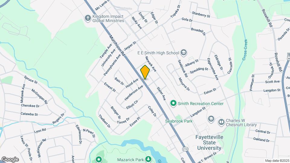 1810 Murchison Rd Map and Location Details