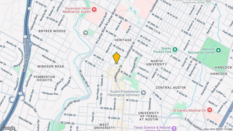 3000 Guadalupe Mapa y Detalles de la Ubicación