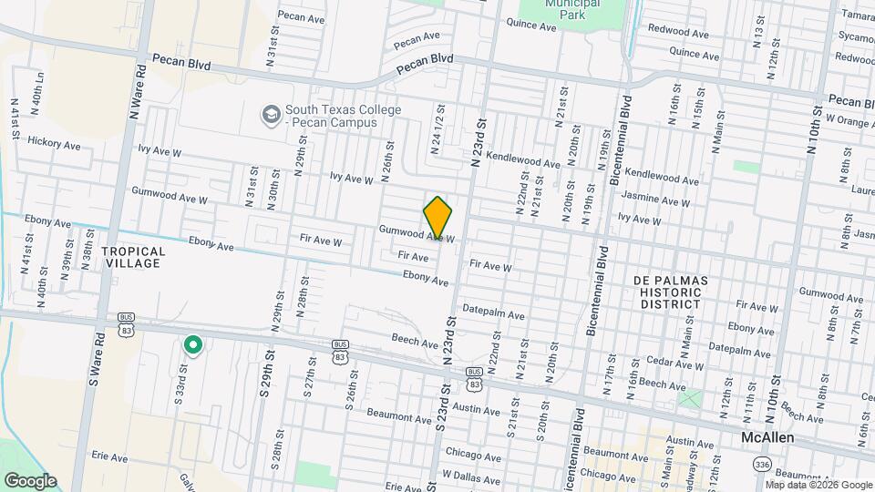 2401 Gumwood Ave W Map and Location Details