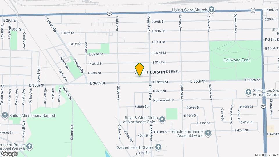 1763 E 36th St Map and Location Details