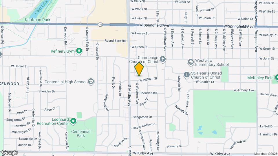 1620 W William St Map and Location Details