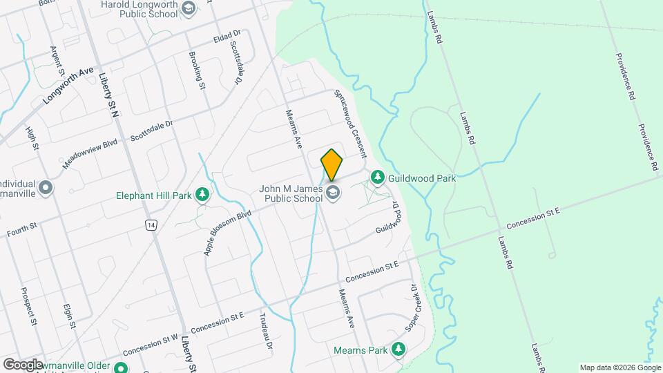 25 Sprucewood Crescent Map and Location Details