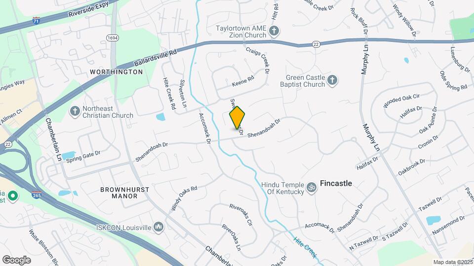 4701 Shenandoah Dr Map and Location Details