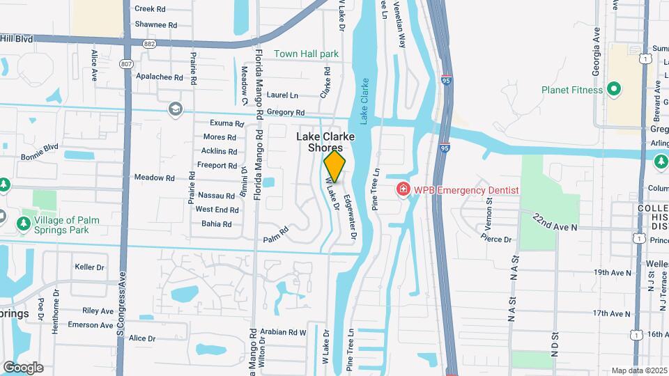 7700 W Lake Dr Map and Location Details